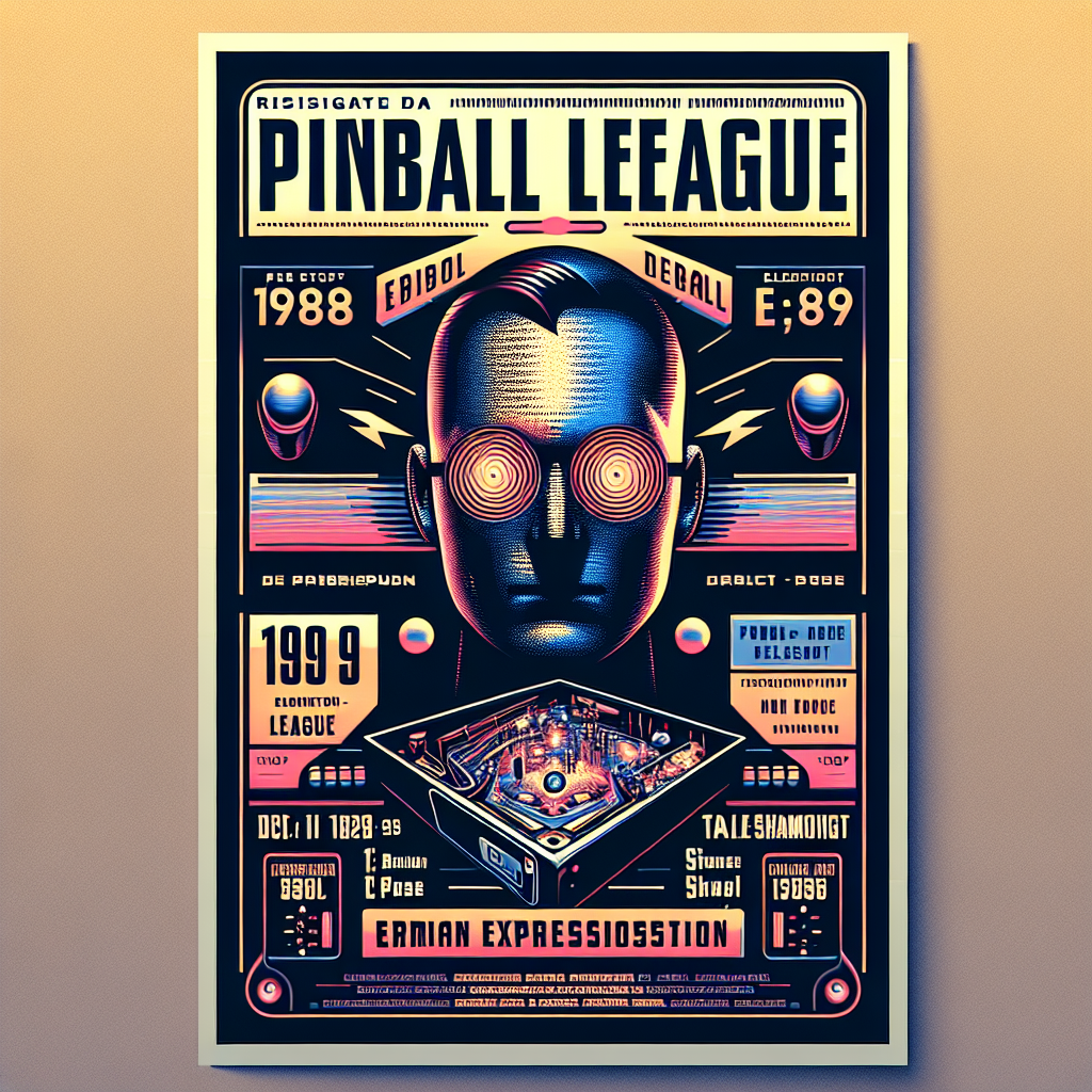 Pinball League Flyer